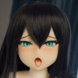 IROKEBIJIN(色気美人) 新しいシリーズ 110cm バスト平（フラットタイプ） Annaヘッド STPE材質 アニメドール