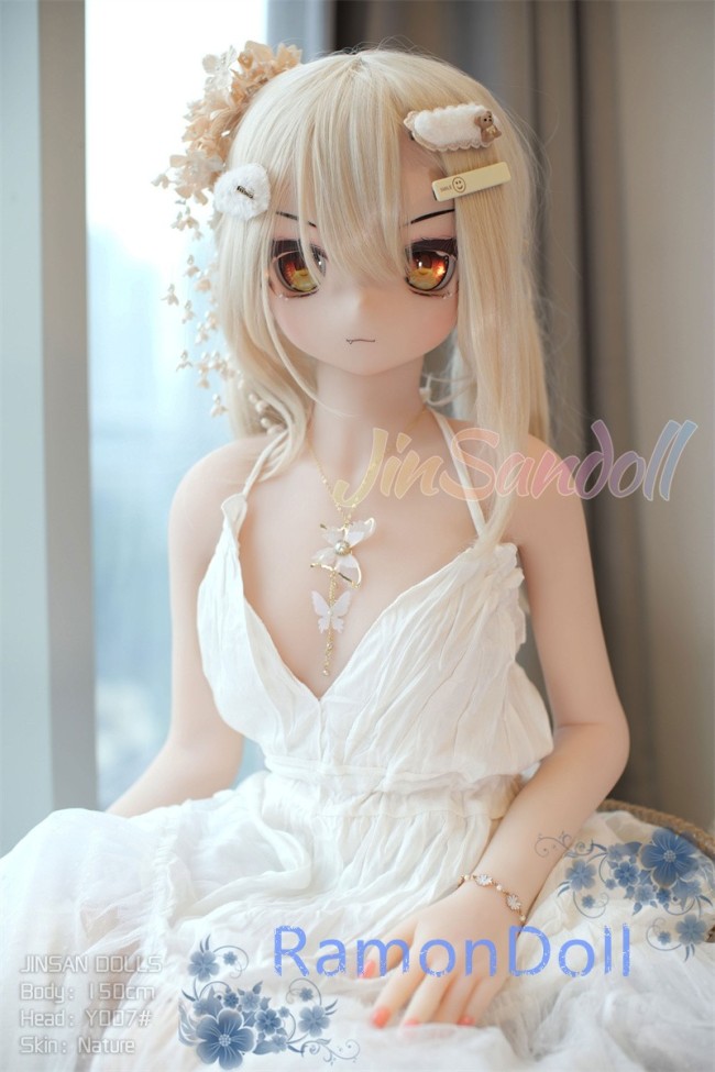 WMDOLL アニメドール Y007ヘッド 150cm Aカップ ソフビヘッド+TPE製ボディ