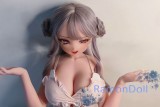 ElsaBabeトルソー型ラブドール 70cm Fカップ RAD024ヘッド 渡边由乃 フルシリコン製