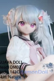 新作ボディ143cm Cカップ GUAVADOLL DM02ヘッド ソフビ製頭部+TPE材質ボディ アニメドール