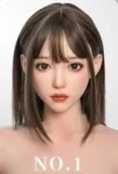 SHEDOLL シリコンラブドール 70cm Eカップ 北栀（Beizhi) 腕なし 上半身トルソー リアル皮膚メイク付き