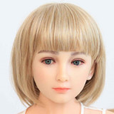 MyLoliWaifu 126cm(AA) 貧乳 シリコンヘッド 茉（Momo) TPE製ボディ 頭部選択可能 子供っぽいリアルドール