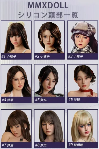 MMXDOLLシリコン製ラブドール 頭部のみ販売ページ M16ボルト採用 他社製ドールと互換性あり