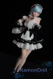 BC Doll 60cm レムヘッド フィギュア人形 フルシリコン製 セックスミニドール