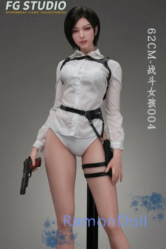 【先行販売 体数限定】Manyou 62cm フィギュア人形 FG004 ハンドガンとホルスターと合計4着衣装は全て無料付き