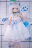 WMDOLL 140cm Bカップ ソフビヘッド+シリコン製ボディ Y011Sヘッド アニメドール