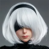 GameLady 頭部のみ フルシリコン製ヘッド Head
