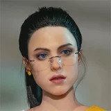 GameLady 頭部のみ フルシリコン製ヘッド Head