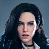 GameLady 頭部のみ フルシリコン製ヘッド Head