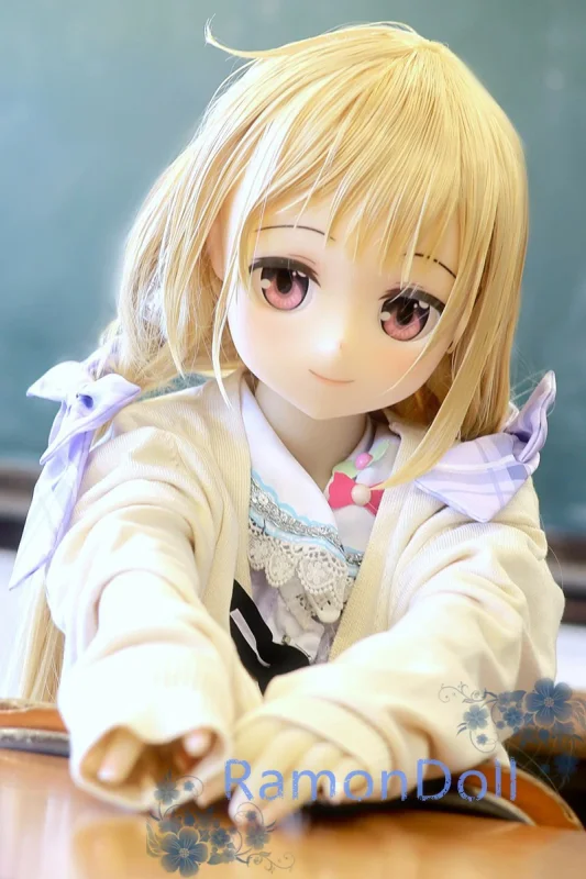 AotumeDoll 癒し系アニメドール 135cm AAカップ 太いタイプ 双葉杏ヘッド 清楚で可愛らしい学生風リアルドール