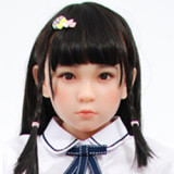 【JK服一式無料プレゼント】MyLoliWaifu 黒い野球帽を着用したラブドール 148cm Bカップ + シリコン頭部 #109すず（Suzu） ダッチワイフ