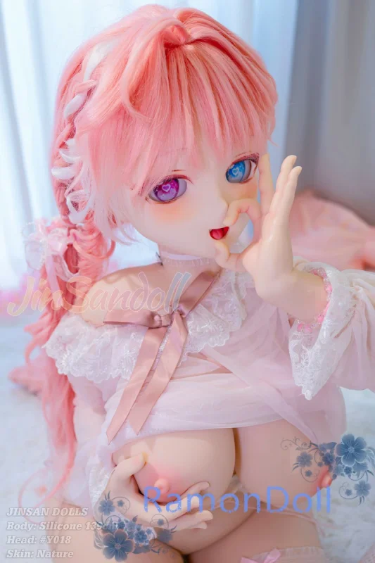 WMDOLL 最新作 139cm Fカップ シリコン胴体+ソフビ製Y018ヘッド 甘く愛らしいアニメドール