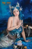 【11月15日まで12％OFFまたは大型オナホ1個を無料プレゼント】Topsino 96cm Hカップ T43B 米苏ヘッド 【アートワークカスタムメイク付き】 人魚コスプレトルソー