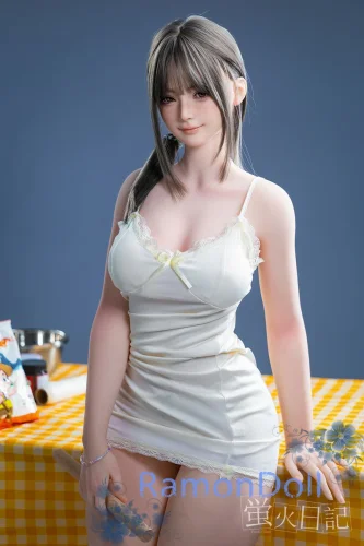 蛍火日記 清楚で優しいリアルドール 158cm Eカップ 千島-#2メイク 軟質シリコンヘッド+S-TPE素材ボディ