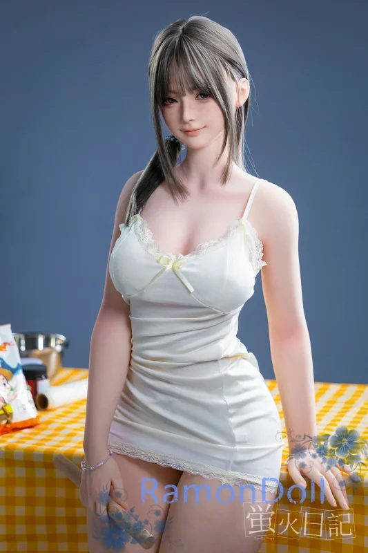 蛍火日記 清楚で優しいリアルドール 158cm Eカップ 千島-#2メイク 軟質シリコンヘッド+S-TPE素材ボディ