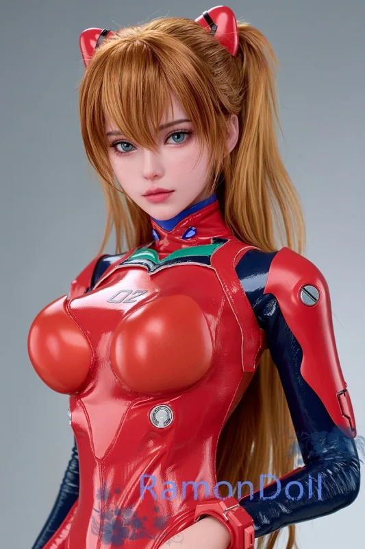 【予約商品】Manyou 60cm アスカコスプレフィギュア FG005 美化版 エネルギッシュな人形