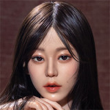Doll Senior 165cm Fカップ #28梦（Meng）瞑り目ヘッド リアル皮膚メイク付き