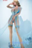 Doll Senior 165cm Fカップ #28梦（Meng）瞑り目ヘッド リアル皮膚メイク付き