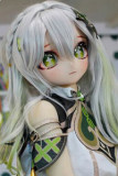 WMDOLL アニメ調フェイス 157cm Bカップ シリコン製ボディ+ソフビ製ヘッドY019 清楚系アニメ美少女