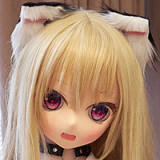 WMDOLL アニメ調フェイス 157cm Bカップ シリコン製ボディ+ソフビ製ヘッドY019 清楚系アニメ美少女
