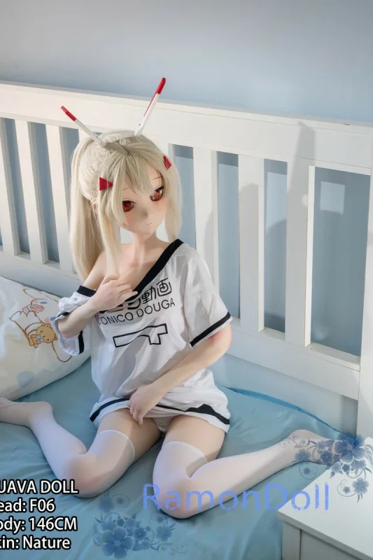 GUAVADOLL 146cm Cカップ F06ヘッド ソフビ製頭部+TPE材質ボディ アニメドール