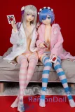 凹凸咪 Aotume Doll 155cm Cカップ #125ヘッド 爱蜜莉雅 等身大アニメドール