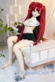 MW Girl(魔物姫) 115cm バスト中 赤髪ツインテールフィギュア 小魅魔ヘッド 可愛らしいアニメドール