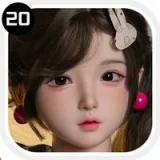 SHEDOLL シリコンラブドール 70cm Eカップ 北栀（Beizhi) 腕なし 上半身トルソー リアル皮膚メイク付き
