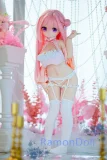 MW Girl(魔物姫) ピンク髪着せ替えドール 85cm バスト大 桃桃ちゃん ロリータ風ラブドール