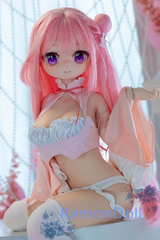 MW Girl(魔物姫) ピンク髪着せ替えドール 85cm バスト大 桃桃ちゃん ロリータ風ラブドール
