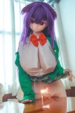 Croissant Doll(羊角社) 魅力的な紫髪リアルドール 155cm Lカップ 千鹤ヘッド 制服系ラブドール 計3式の衣装が無料付属