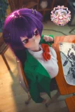 Croissant Doll(羊角社) 魅力的な紫髪リアルドール 155cm Lカップ 千鹤ヘッド 制服系ラブドール 計3式の衣装が無料付属