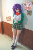 Croissant Doll(羊角社) 魅力的な紫髪リアルドール 155cm Lカップ 千鹤ヘッド 制服系ラブドール 計3式の衣装が無料付属