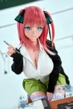 BC Doll 豊富な胸 155cm Jカップ 中野二乃（Nakano Nino）ヘッド 学園風シリコンドール