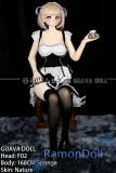 GUAVADOLL スポンジボディ+ソフビ製頭部 168cm Gカップ F02ヘッド 等身大リアルドール