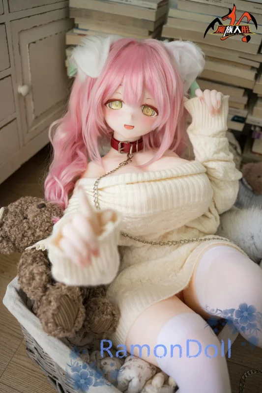 MOZU DOLL 121cm 巨乳 佩佩ちゃん TPEボディ+ビニル製ヘッド ピンクヘアキャラドール