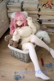 MOZU DOLL 121cm 巨乳 佩佩ちゃん TPEボディ+ビニル製ヘッド ピンクヘアキャラドール