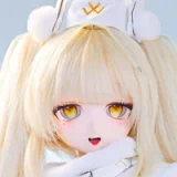 WMDOLL 最新作 139cm Fカップ シリコン胴体+ソフビ製Y018ヘッド 甘く愛らしいアニメドール