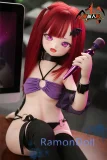 MOZU DOLL 赤髪紫眼のアニメドール 121cm バスト大 莉莉萨(Lilisha) 口腔内部構造付き