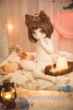 【50体限定・予約受注中】彩姬堂 猫耳風キャラドール 88cm 貧乳 萌桃(もも) PVCヘッド+シリコン製ボディ