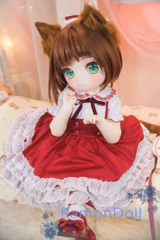 【50体限定・予約受注中】彩姬堂 猫耳風キャラドール 88cm 貧乳 萌桃(もも) PVCヘッド+シリコン製ボディ
