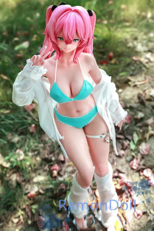 BC Doll コレクションラブドール 60cm PU製頭部+シリコン製ボディ ミナ (Mina) ターコイズビキニ姿ミニドール