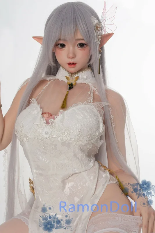 Jiusheng Doll ファンタジー系ダッチワイフ 153cm Cカップ #135B Hanaoヘッド 白レース衣装