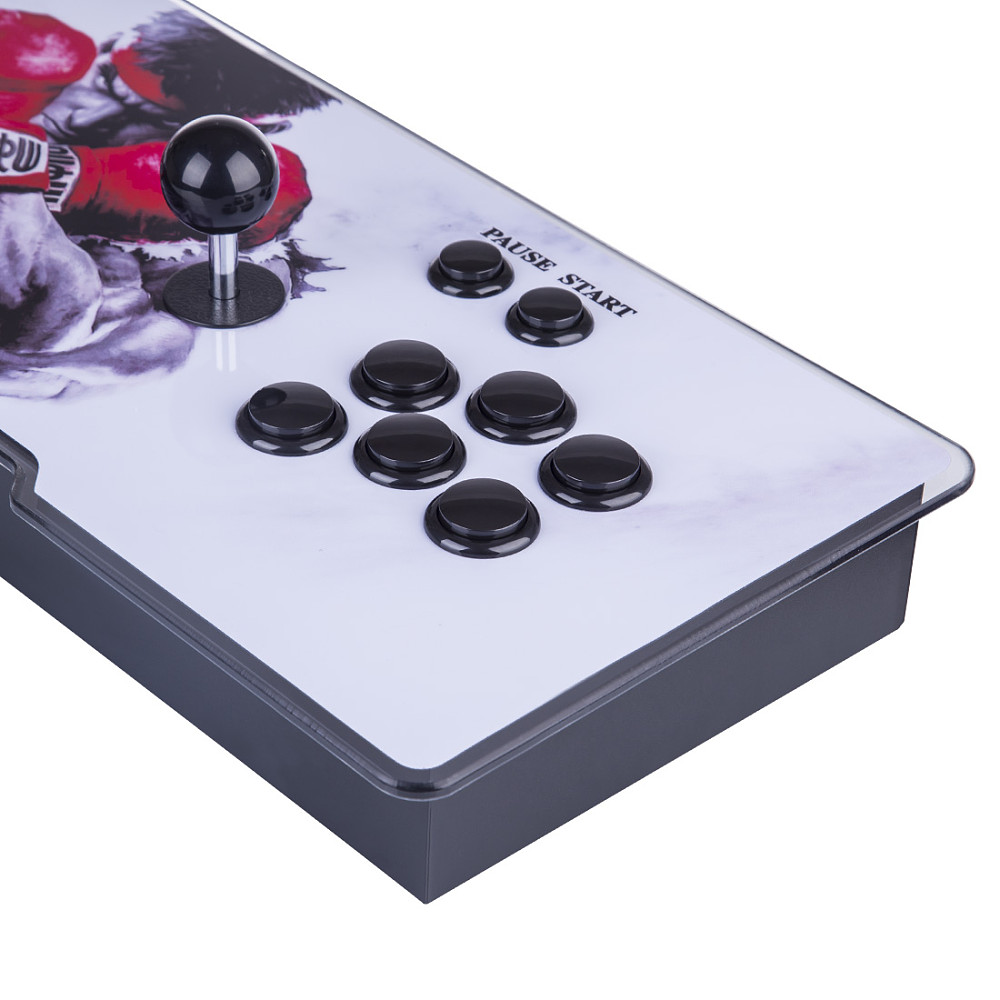 3333 In 1 Video Arcade Games Console Double Stick Home Fight Games Machine With Metal Chassis Black Dragon Version Uk Plug