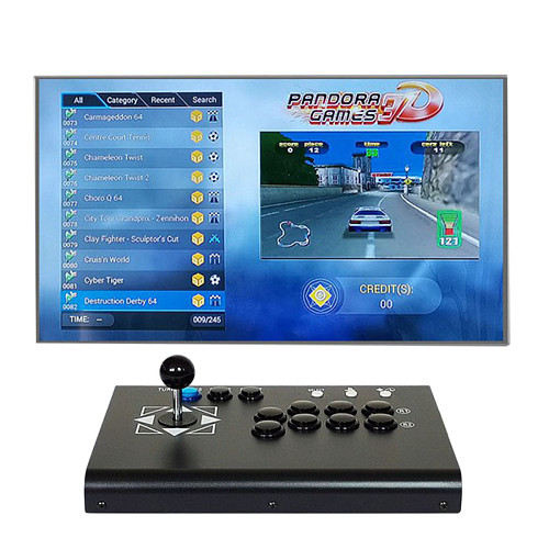 4018 Games 3D Pandora Games Console Fighting Game Machine (Host Console)