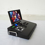 Clamshell Arcade 8700 Games 3D Pandora System with Monitor 10-Inch Video Game Console HD Screen (Upgraded Version)