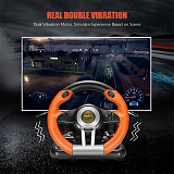 PXN-V3II Racing Games Steering Wheel Game Controller for PS4 /PC /Switch /Xbox