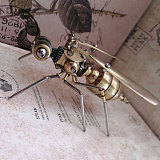 (Large Wasp) Mechanical Sculpture 3D Metal Model Kits Gaming Room Decor