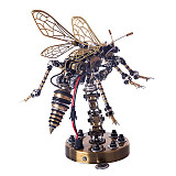(Deformed Wasp) Mechanical Sculpture 3D Metal Model Kits Gaming Room Decor