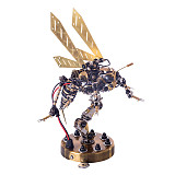 (Deformed Wasp) Mechanical Sculpture 3D Metal Model Kits Gaming Room Decor